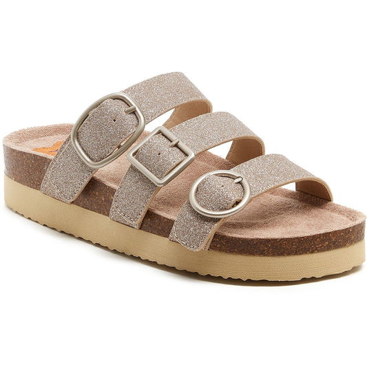 Rocket Dog Women's Astor Glenn Glitter Sandal in Gold