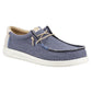 HEYDUDE Men's Wally Coastline Jute Shoe in Navy