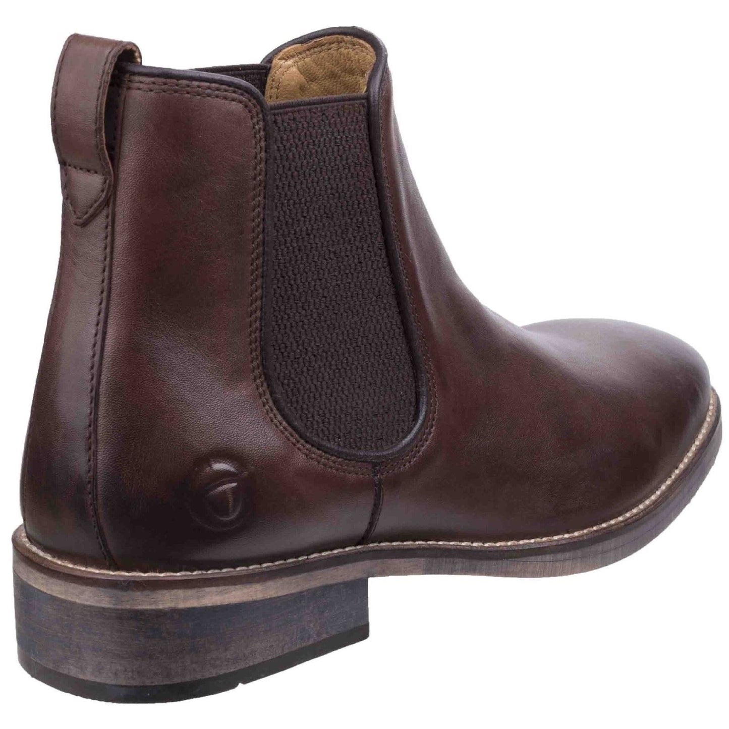 Cotswold Men's Corsham Chelsea Boot in Dark Brown
