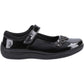Hush Puppies Christina Patent Leather Youth Black Shoes