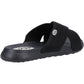 HEYDUDE Women's Christi Slide Distressed Sandal in Black