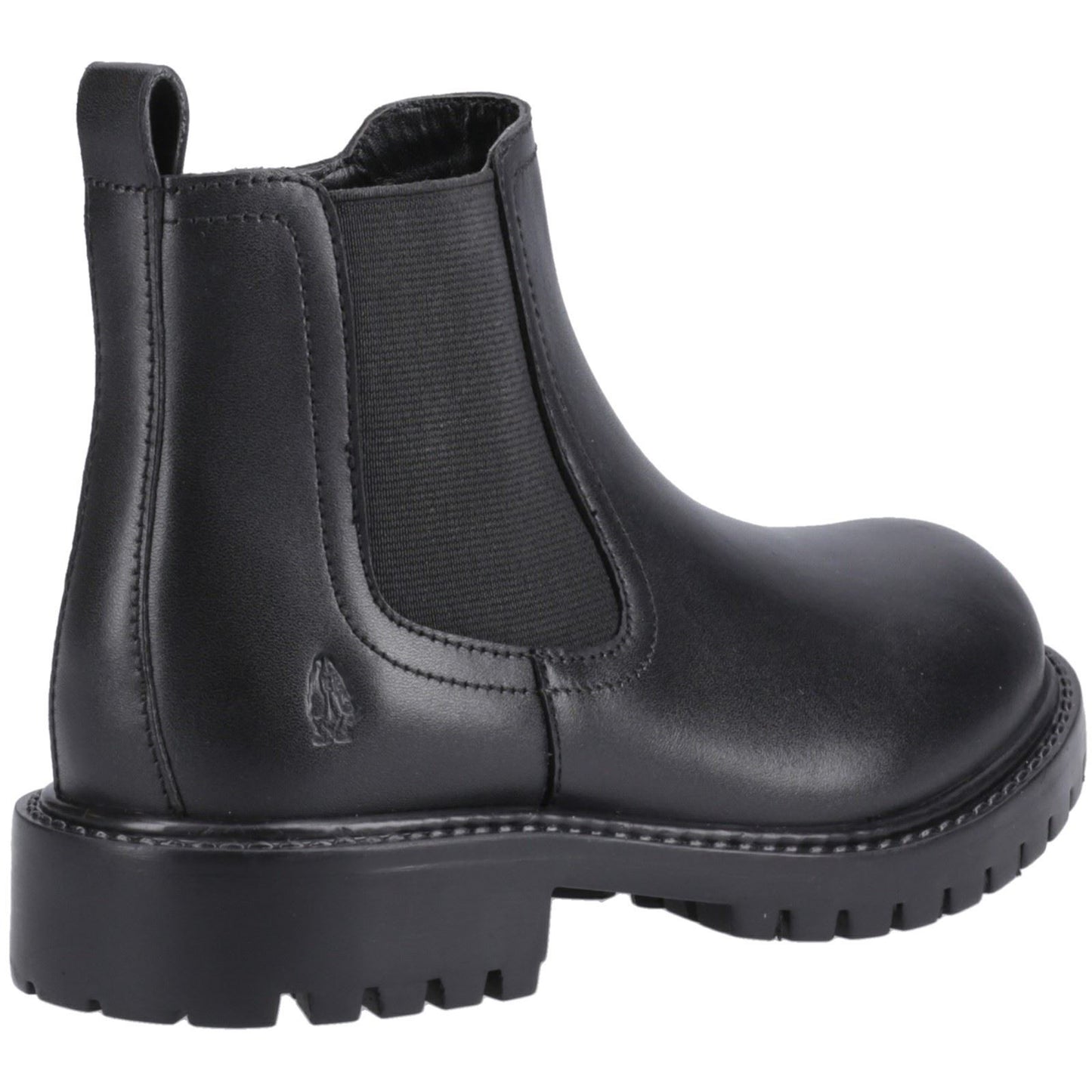Hush Puppies Ariella Chelsea Leather Black Boots
