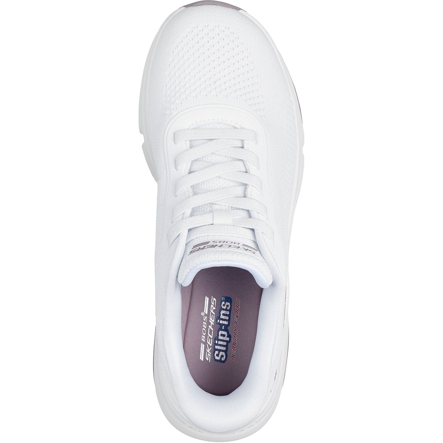 Skechers BOBS Sparrow Flex Too You Textile Women's White Trainers