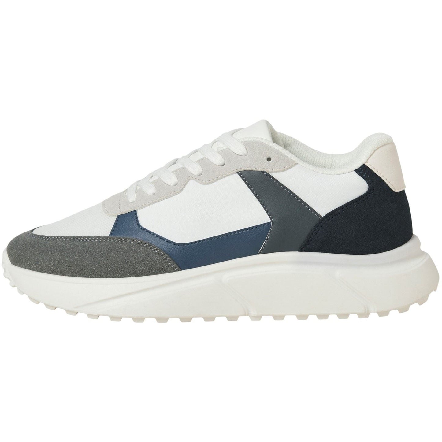 Jack & Jones Aspire Runner Polyurethane Men's White Castlerock/Navy Blazer Trainers