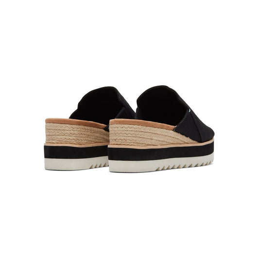 TOMS Women's Diana Mule Wedge in Black