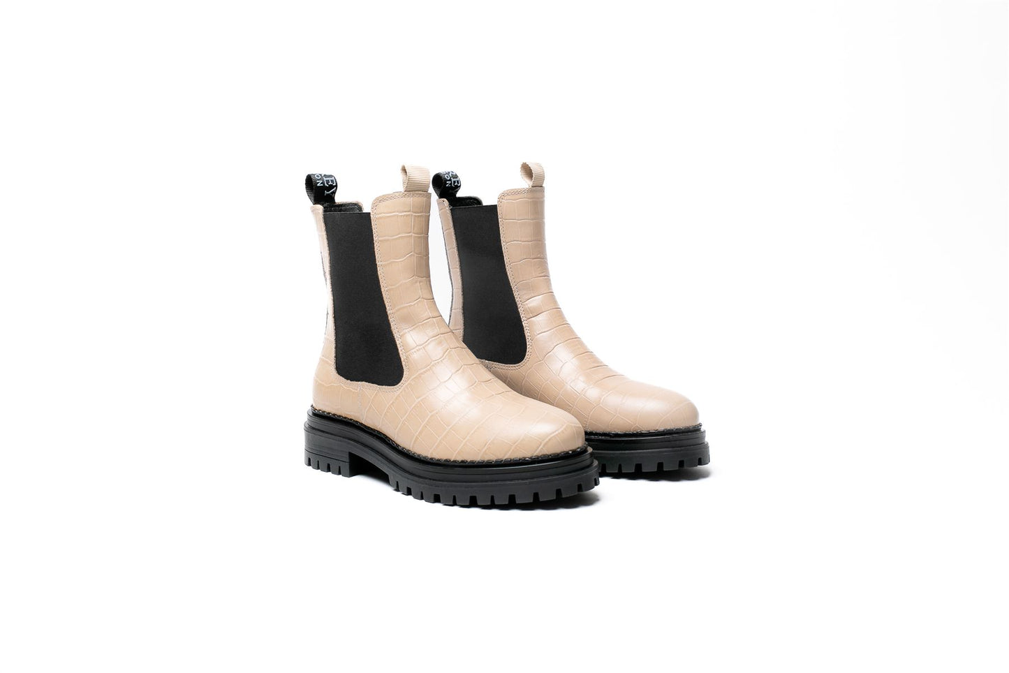 Osprey London The Huckleberry Leather Women's Cream Boots
