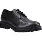 Hush Puppies Gabi Lace Up Leather Youth Black Brogues