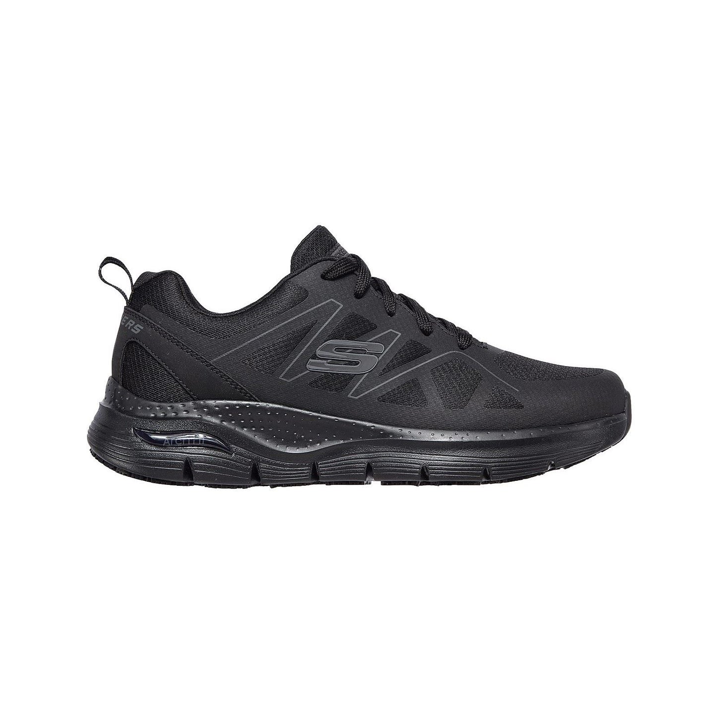 Skechers Workwear Arch Fit SR Axtell Polyester Men's Black Safety Trainers