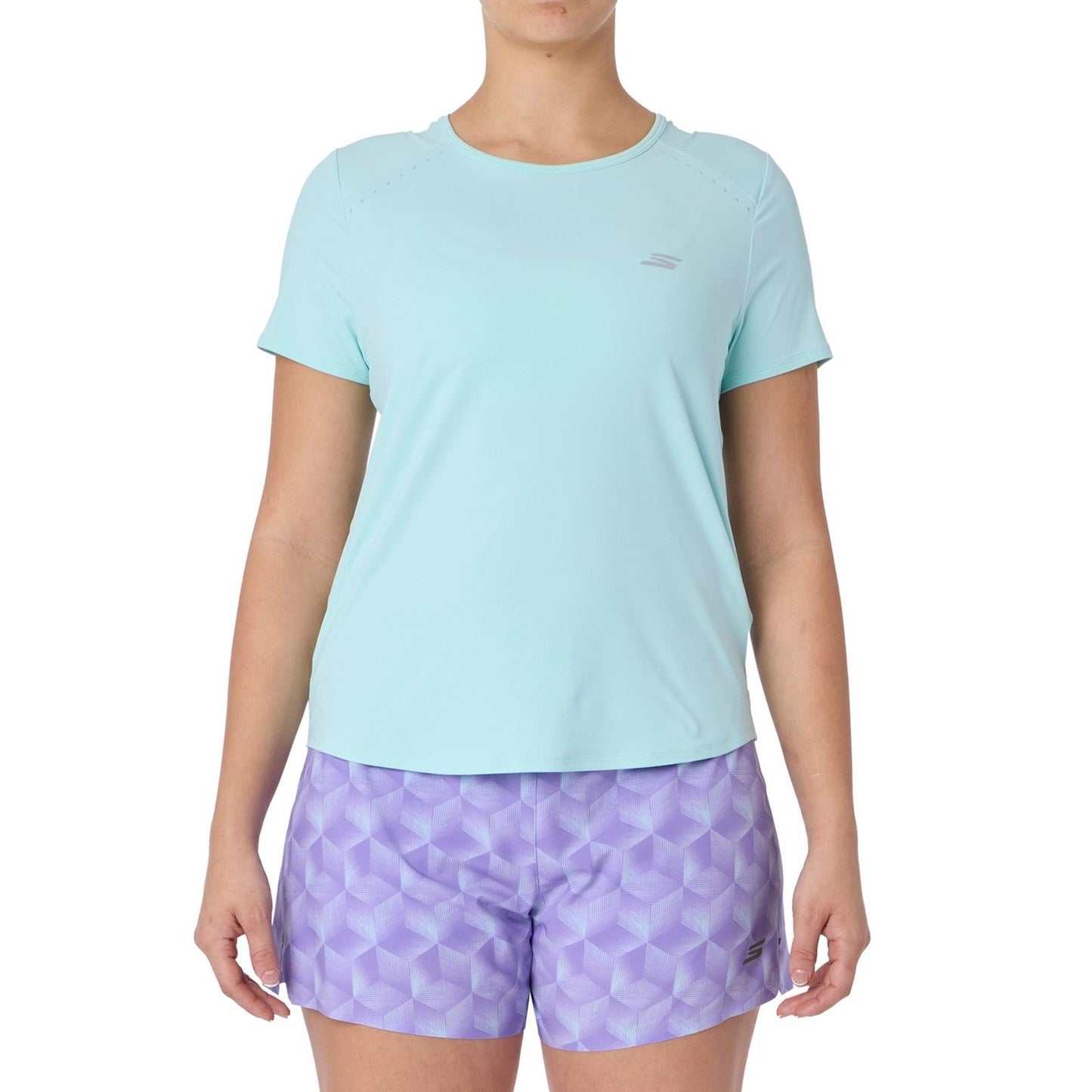 Skechers Stride Performance Tee Women's Grey Activewear T-Shirts