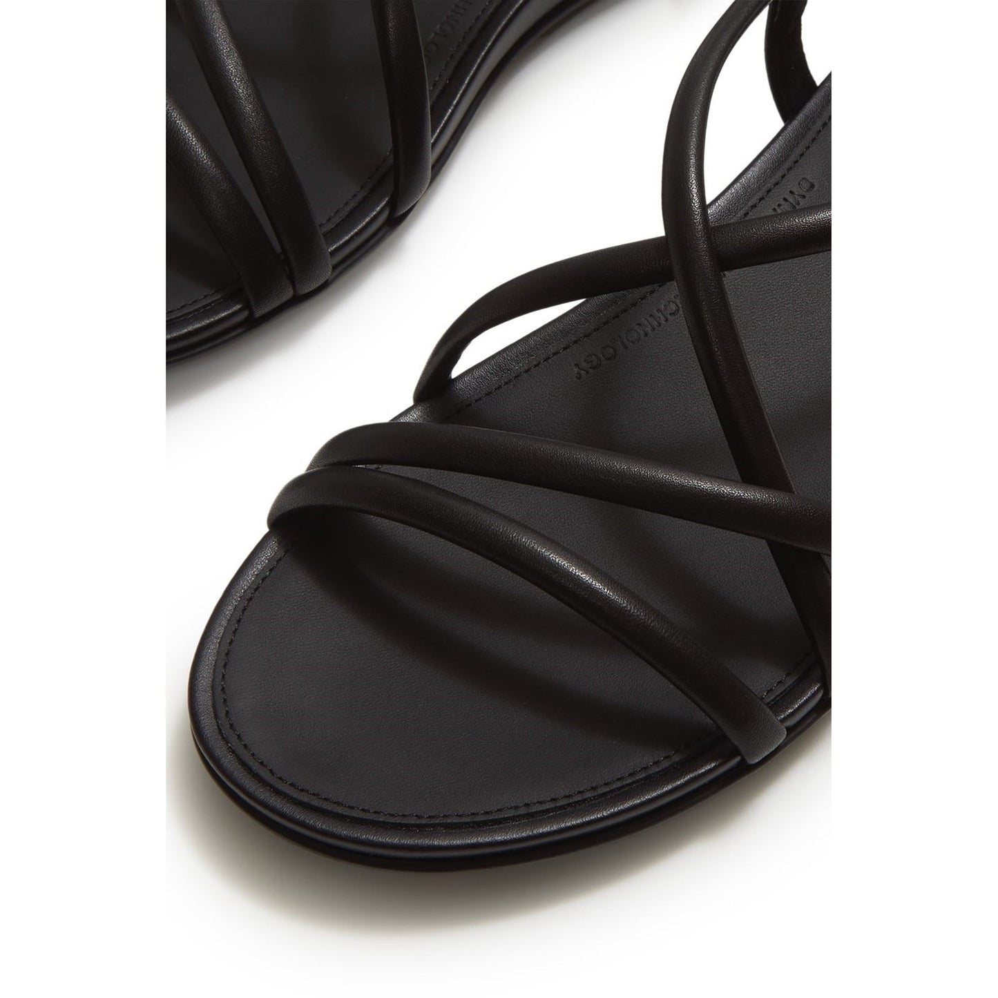 Fitflop Gracie Crystal Leather Women's All Black Sandals