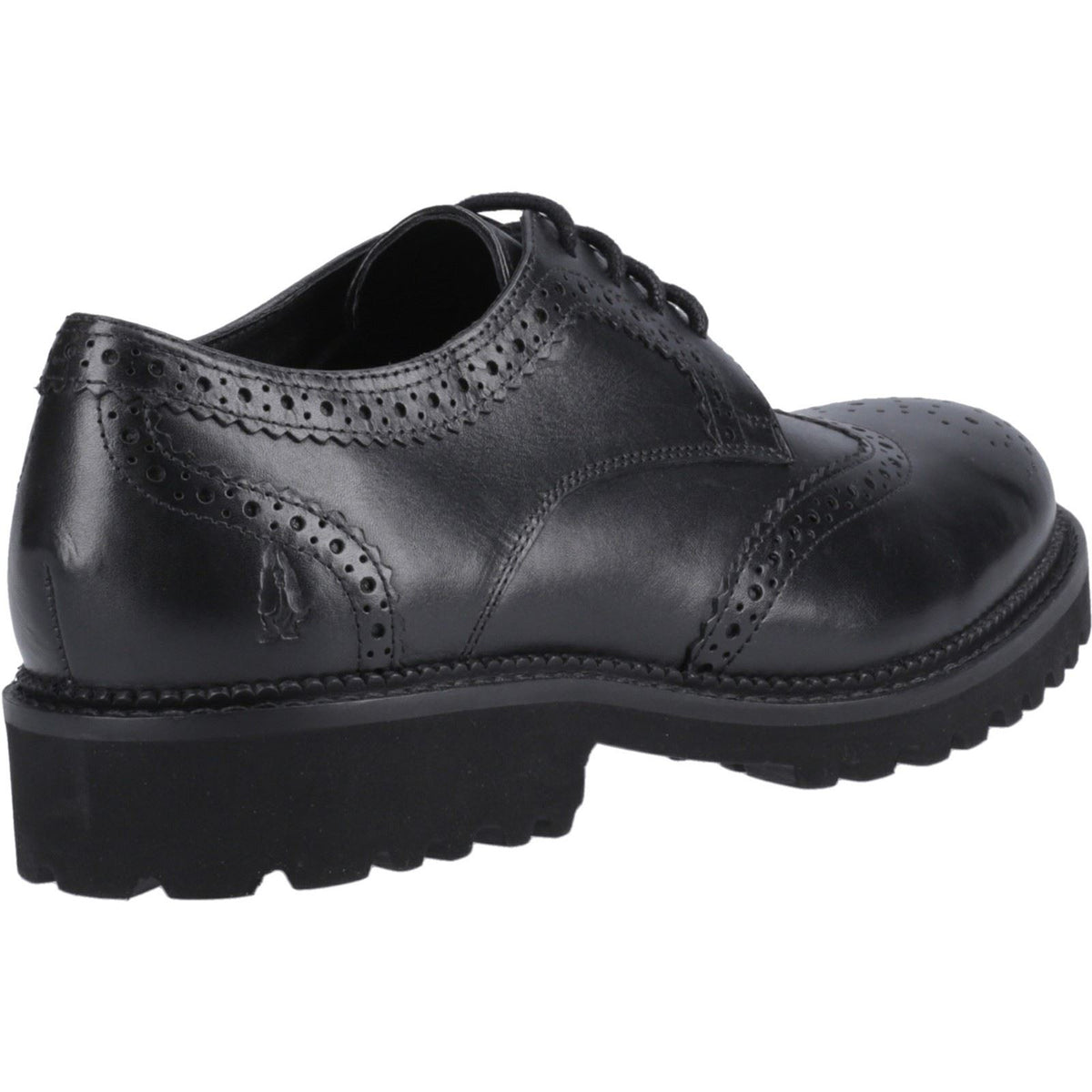 Hush Puppies Gabi Lace Up Leather Girl's Black Brogues