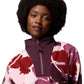 Columbia Sequoia Grove II Printed Half Zip Polyester Women's Purple Fleece Pullover