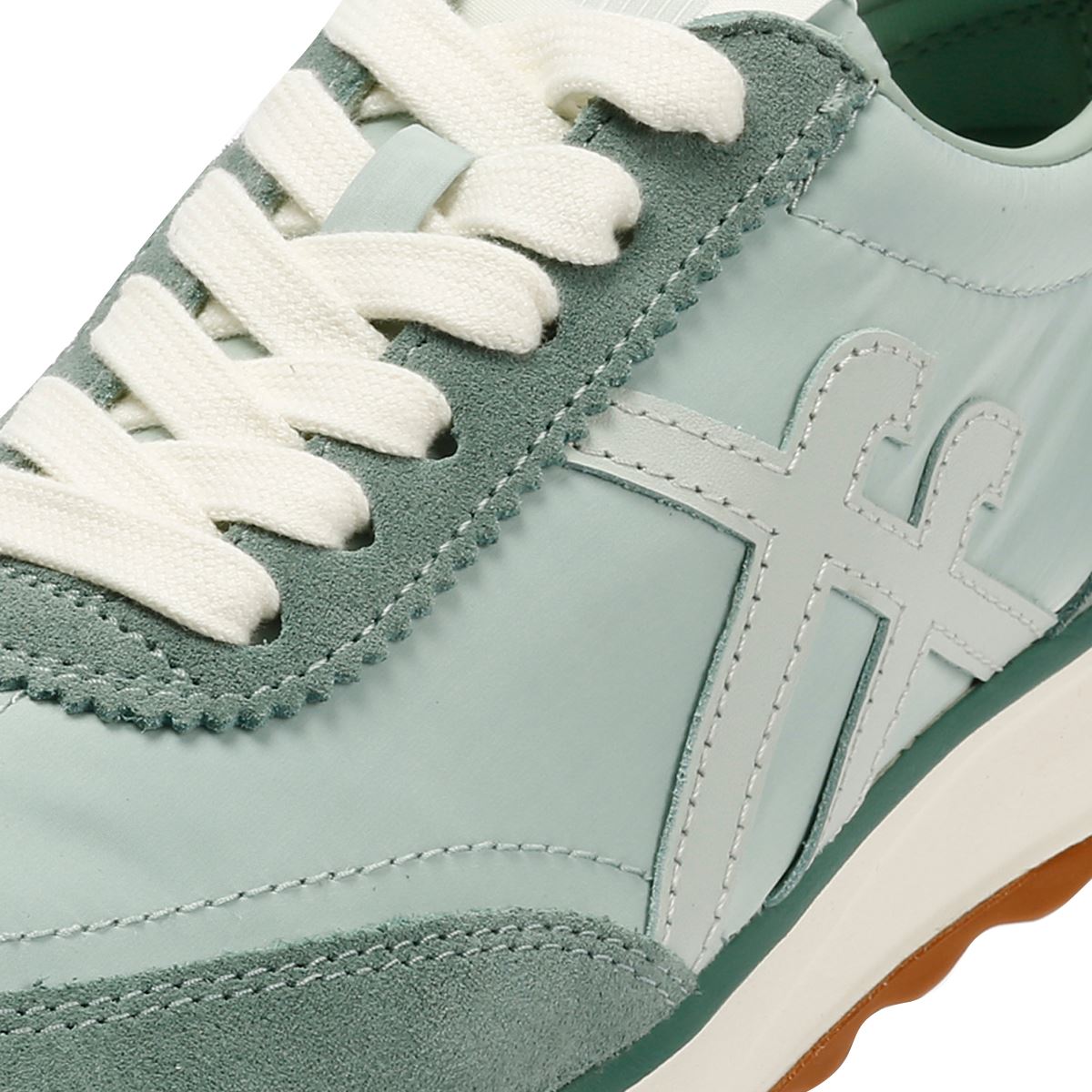 FitFlop X Pantone Retro-Q Suede Women's Green Trainers