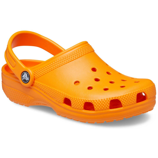 Crocs Toddler Classic Thermoplastic Orange Zing Loafers