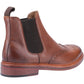 Cotswold Men's Siddington Leather Goodyear Welt Boot in Brown
