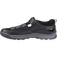 Hush Puppies Rucker Leather Men's Black Sandals