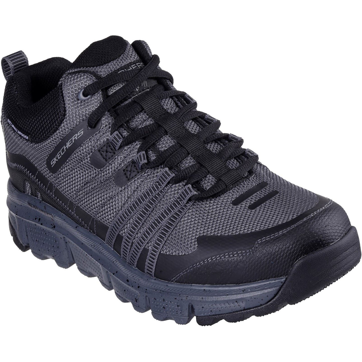 Skechers Men's Summits AT Canobie Hiker in Charcoal/Black