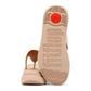 FitFlop F-Mode Go Adjustable Flatform Women's Beige Sandals