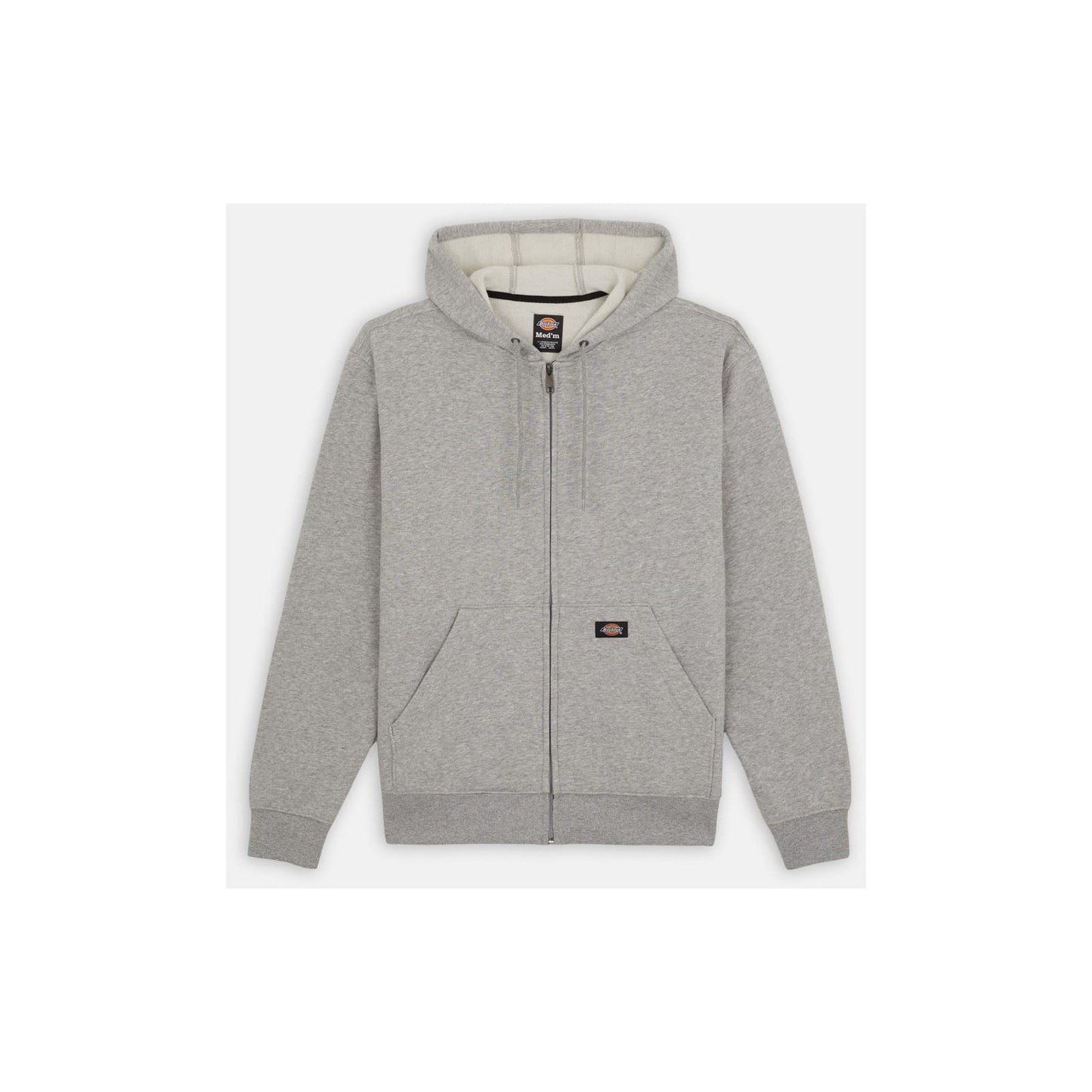 Dickies Men's Everyday Fleece Zip Hoodie in Heather Grey