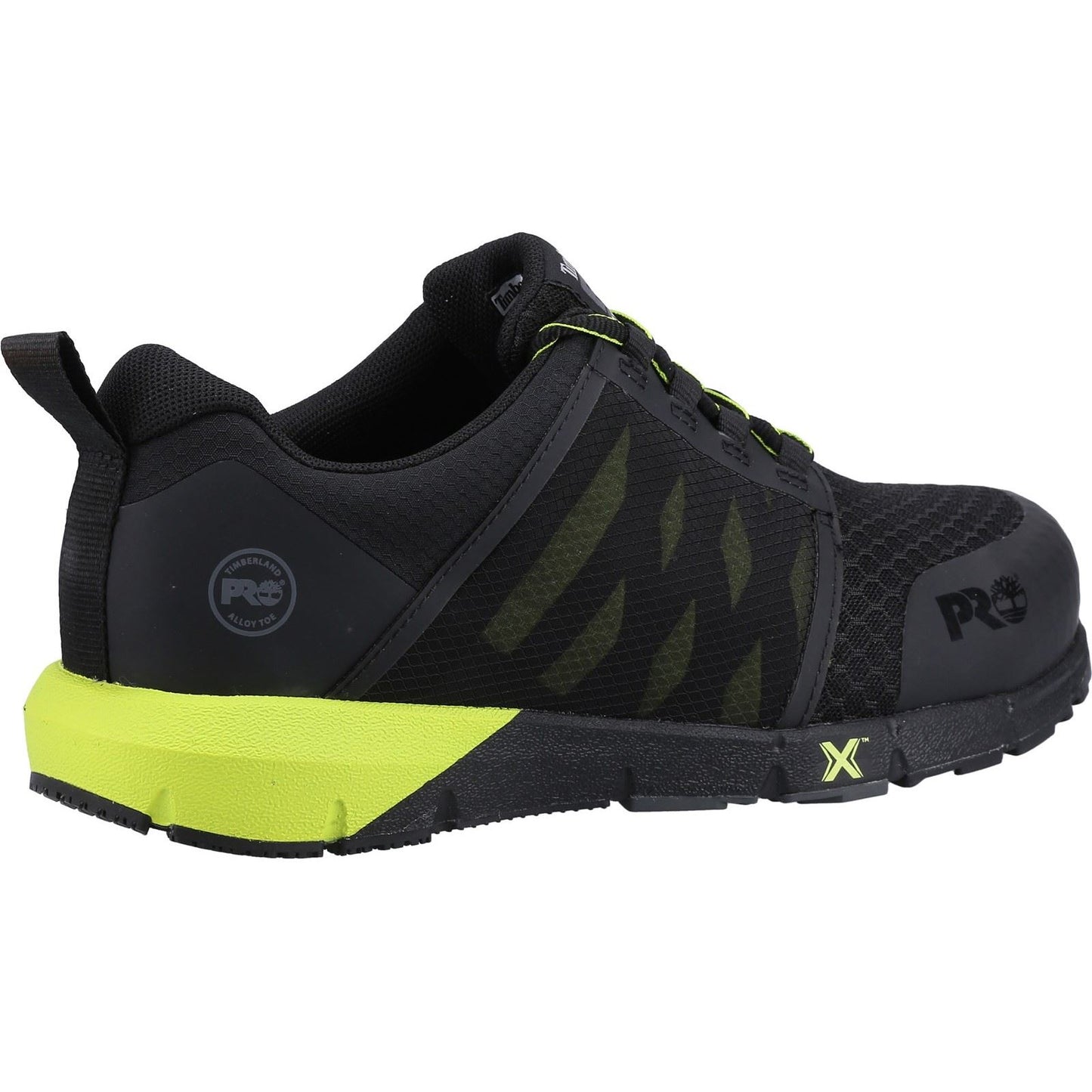 Timberland Pro Men's Radius Trainer in Black/Hi Viz Yellow