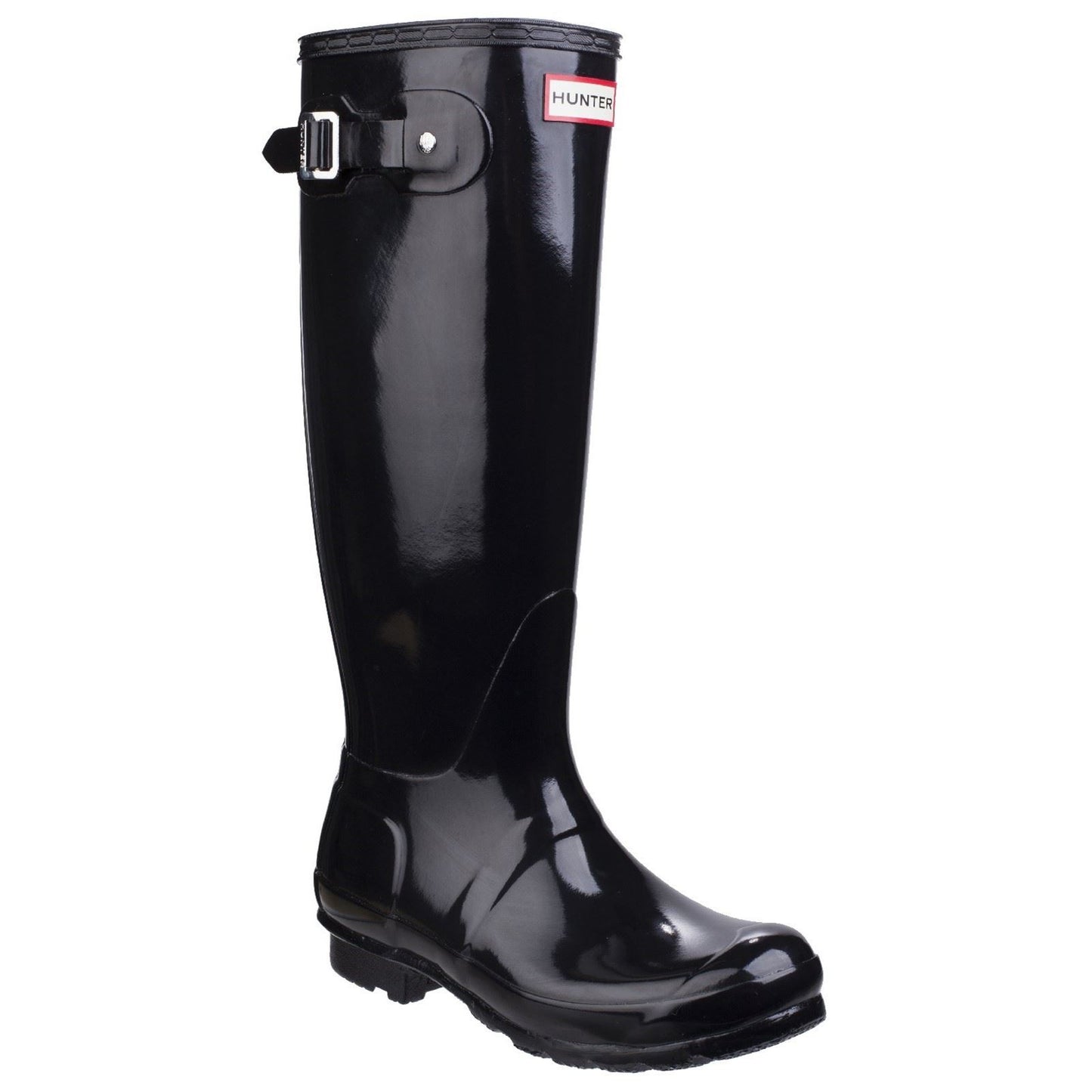 Hunter Women's Original Tall Gloss Wellington Boots in Black