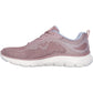 Skechers Women's Flex Appeal 5.0 Cruising Thru Trainers in Mauve/Light Blue