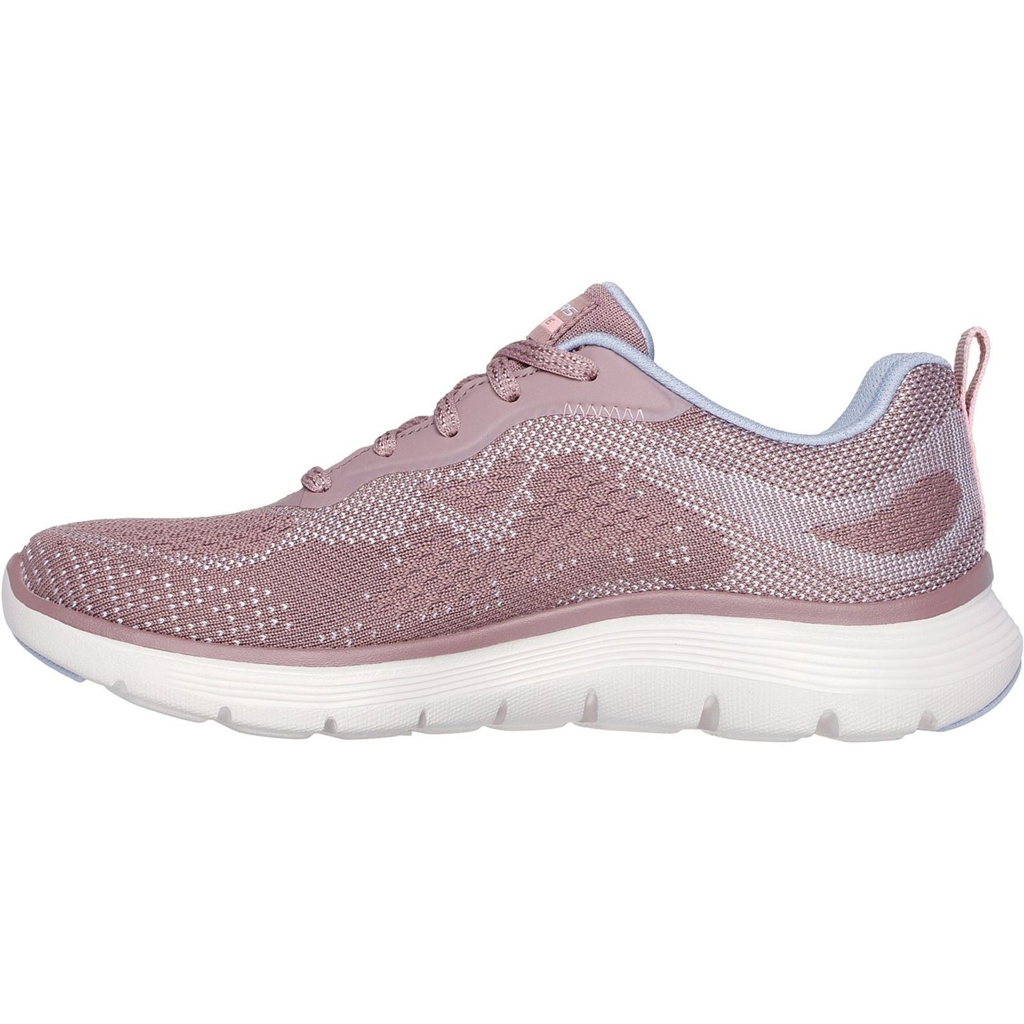 Skechers Women's Flex Appeal 5.0 Cruising Thru Trainers in Mauve/Light Blue