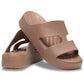 Crocs Getaway Platform H-Strap EVA Women's Latte Sandals