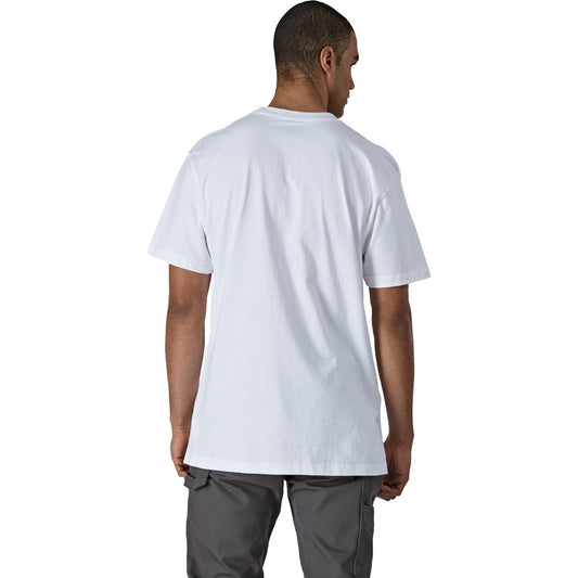 Dickies Men's Short Sleeve Cotton T-Shirt in White