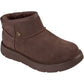 Skechers Keepsakes Cozy Mini Leather Women's Chocolate Winter Ankle Boots