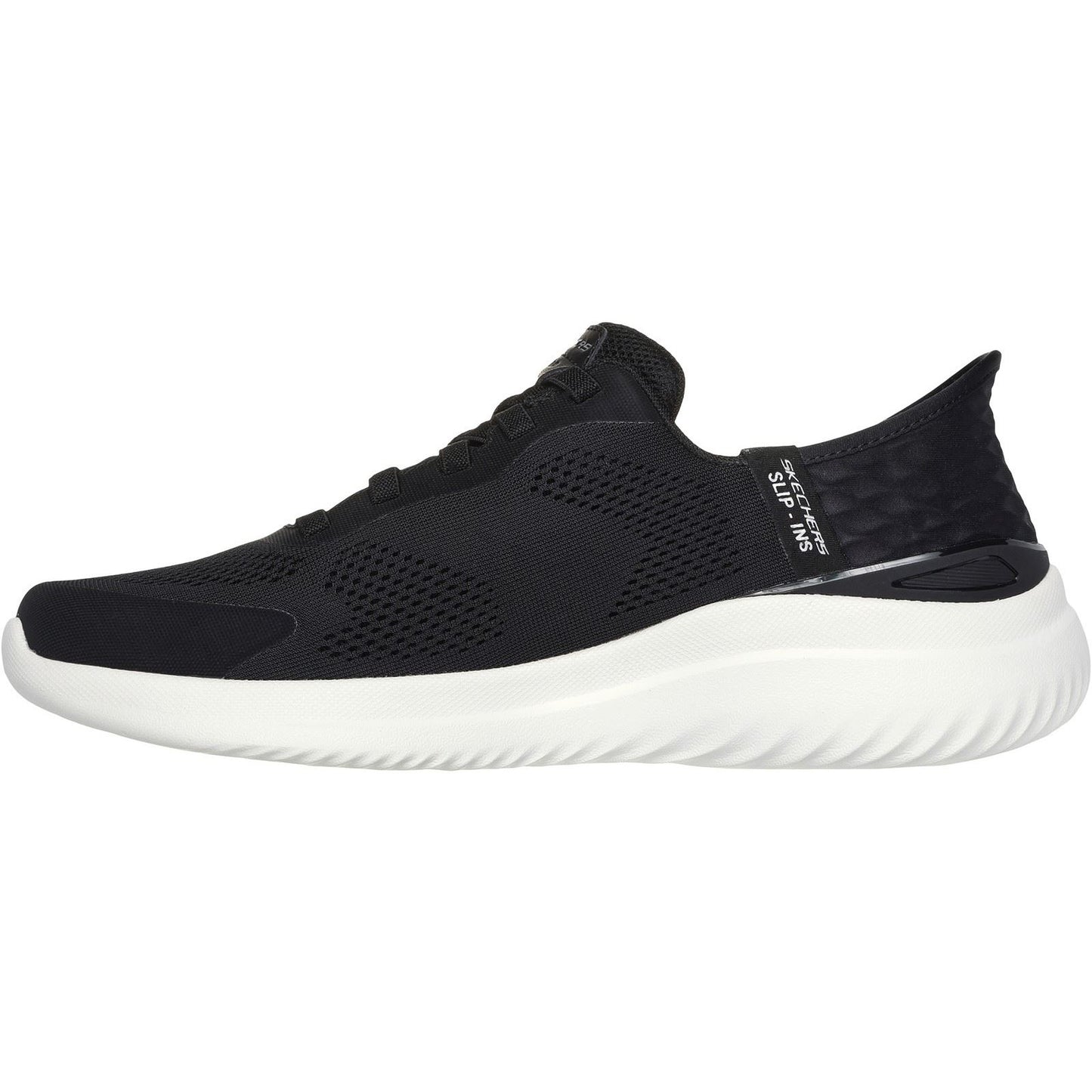 Skechers Men's Bounder 2.0 Emerged Shoe in Black/White