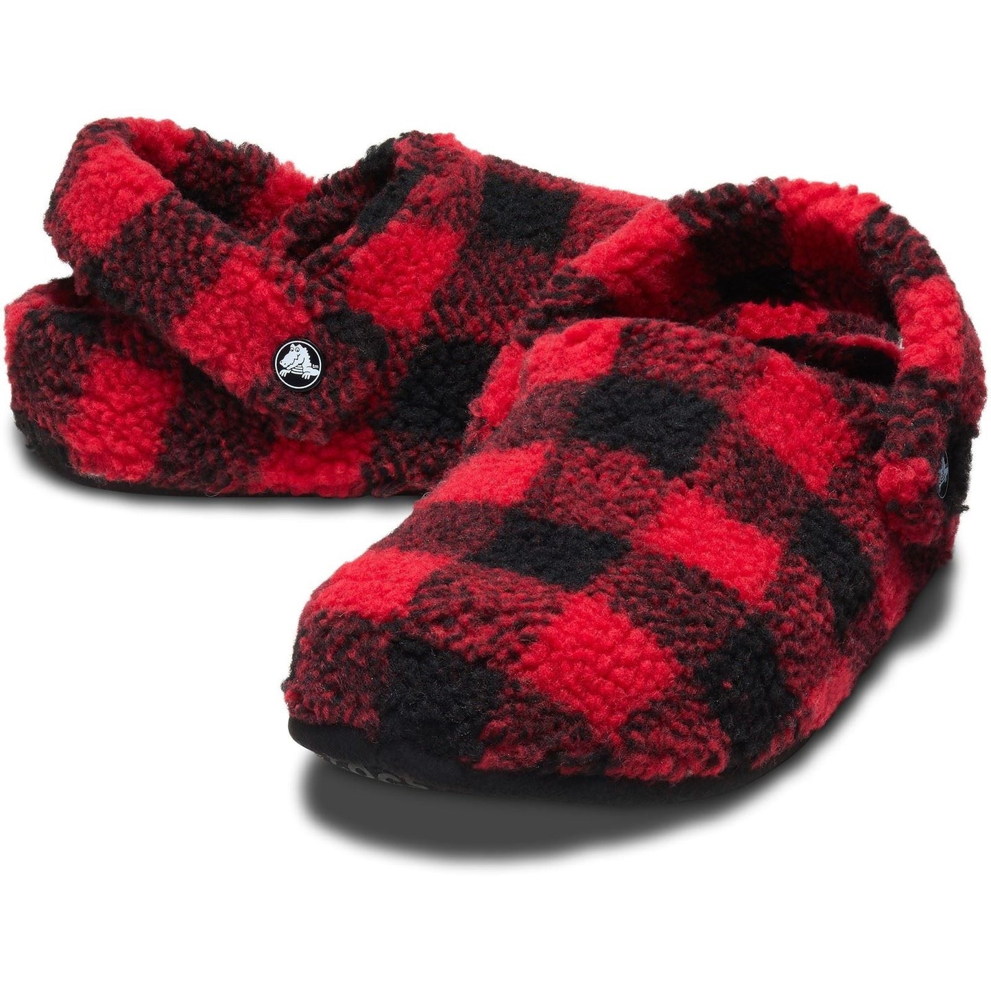 Crocs Classic Cozzzy Polyester Men's Varsity Red/Black Slippers