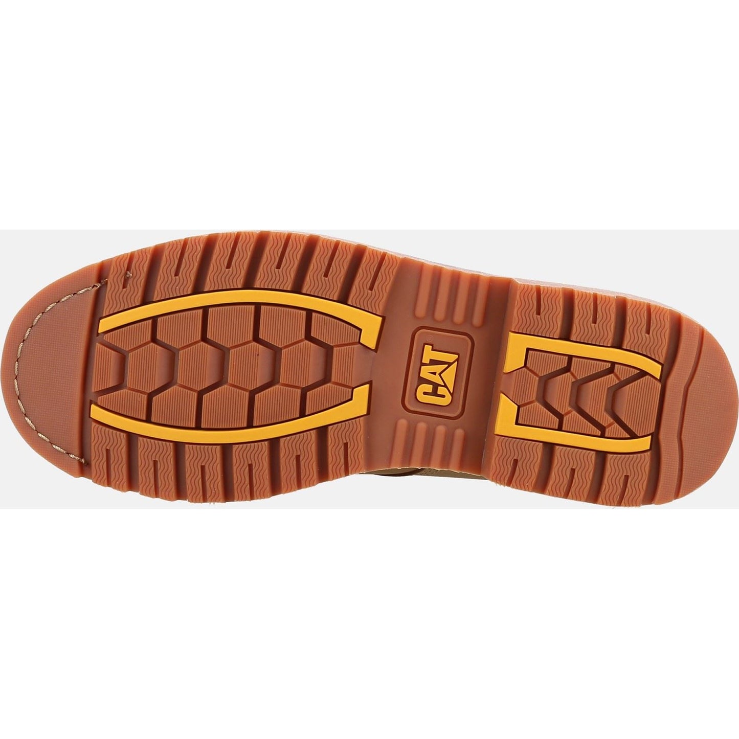 Caterpillar Men's Powerplant S3 GYW Safety Boot in Honey