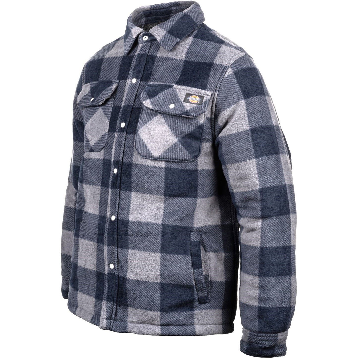 Dickies Portland Polyester Men's Blue Casual Shirt