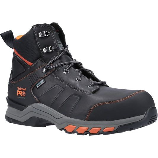 Timberland Pro Men's Hypercharge Composite Safety Toe Work Boot in Black/Orange