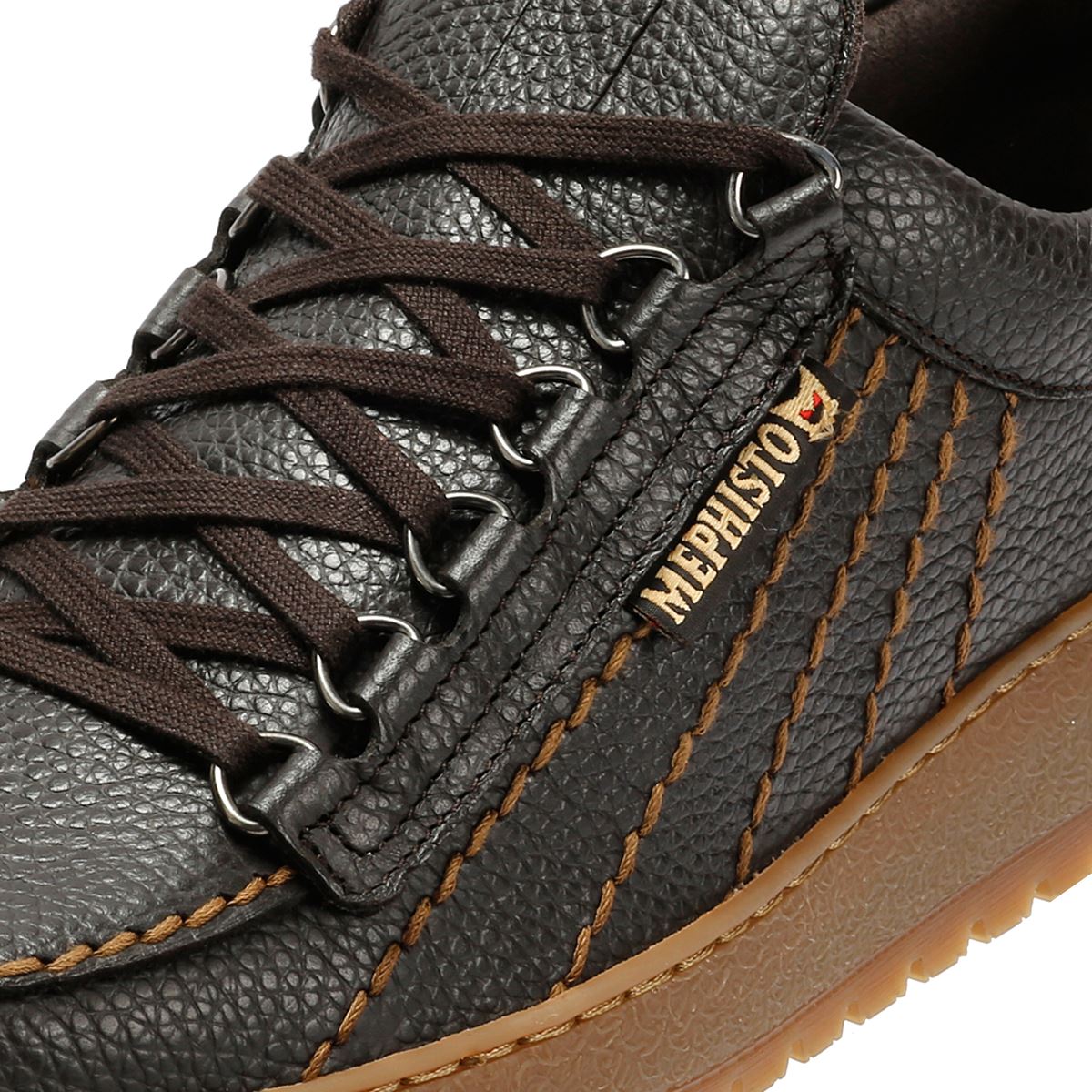 Mephisto Rainbow Oregon 1351 Leather Men's Dark Brown Shoes
