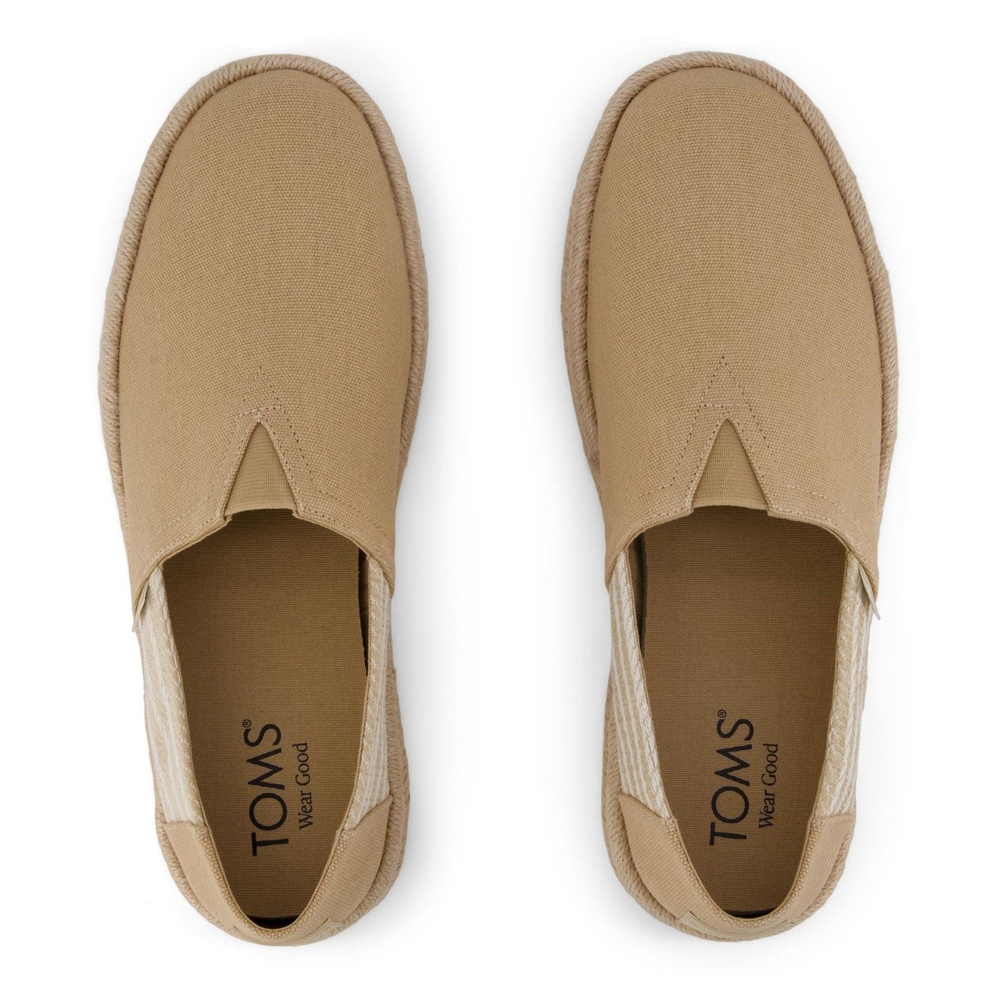 TOMS Alpargata Rope 2.0 Cotton Men's Oatmeal Slip-On Shoes