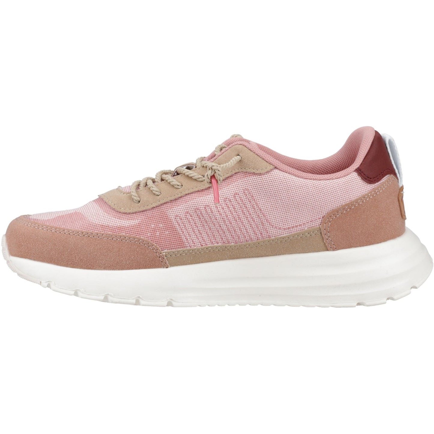 HEYDUDE Sirocco Alta Boho Polyester Blend Women's Rose Pink Trainers