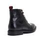 Base London Dealer Leather Men's Black Ankle Boots