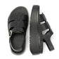 FitFlop GEN-FF Max Fisherman Tumbled Leather Women's Black Sandals