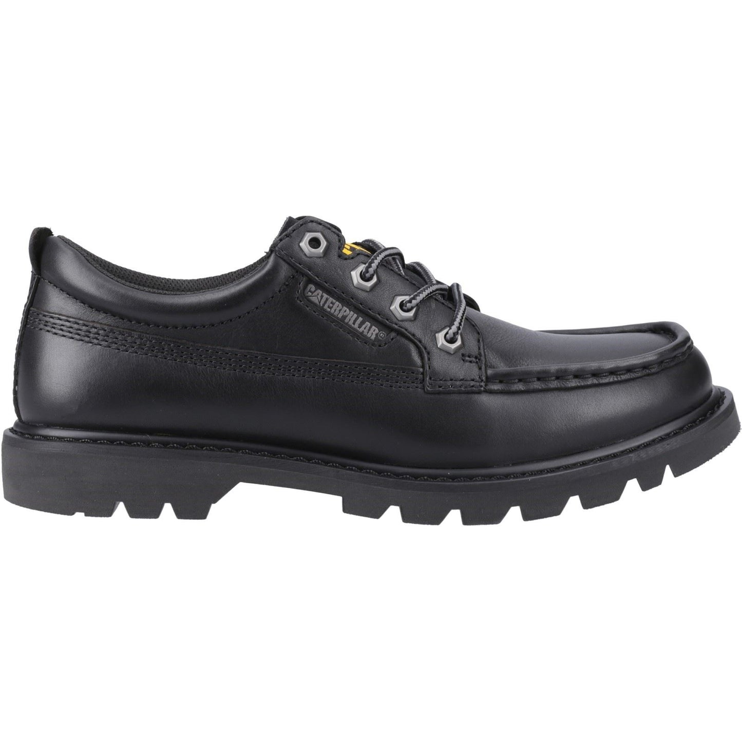 CAT Lifestyle Colorado Moc Toe Low Leather Men's Black Lace-Up Shoes