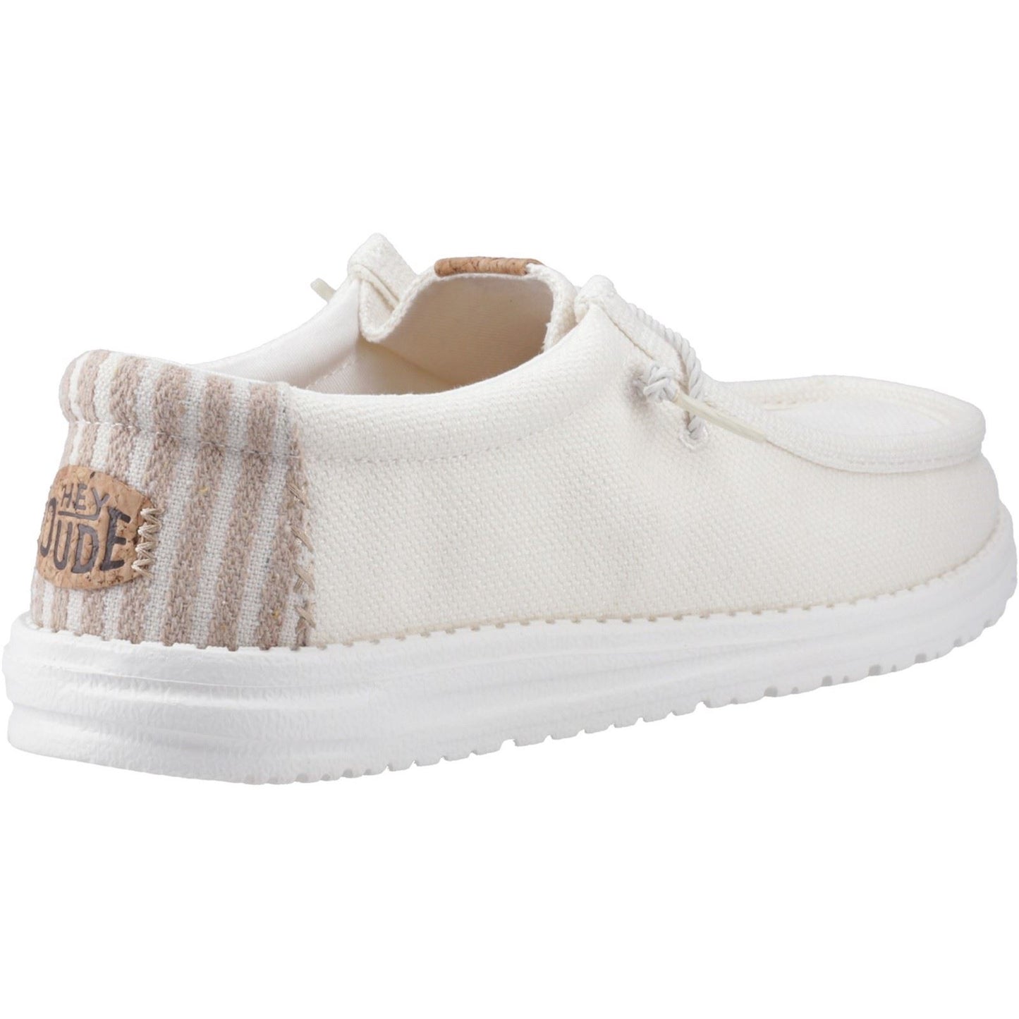 HEYDUDE Wally Resort Polyester Blend Men's White/Multi Moccasins Shoes