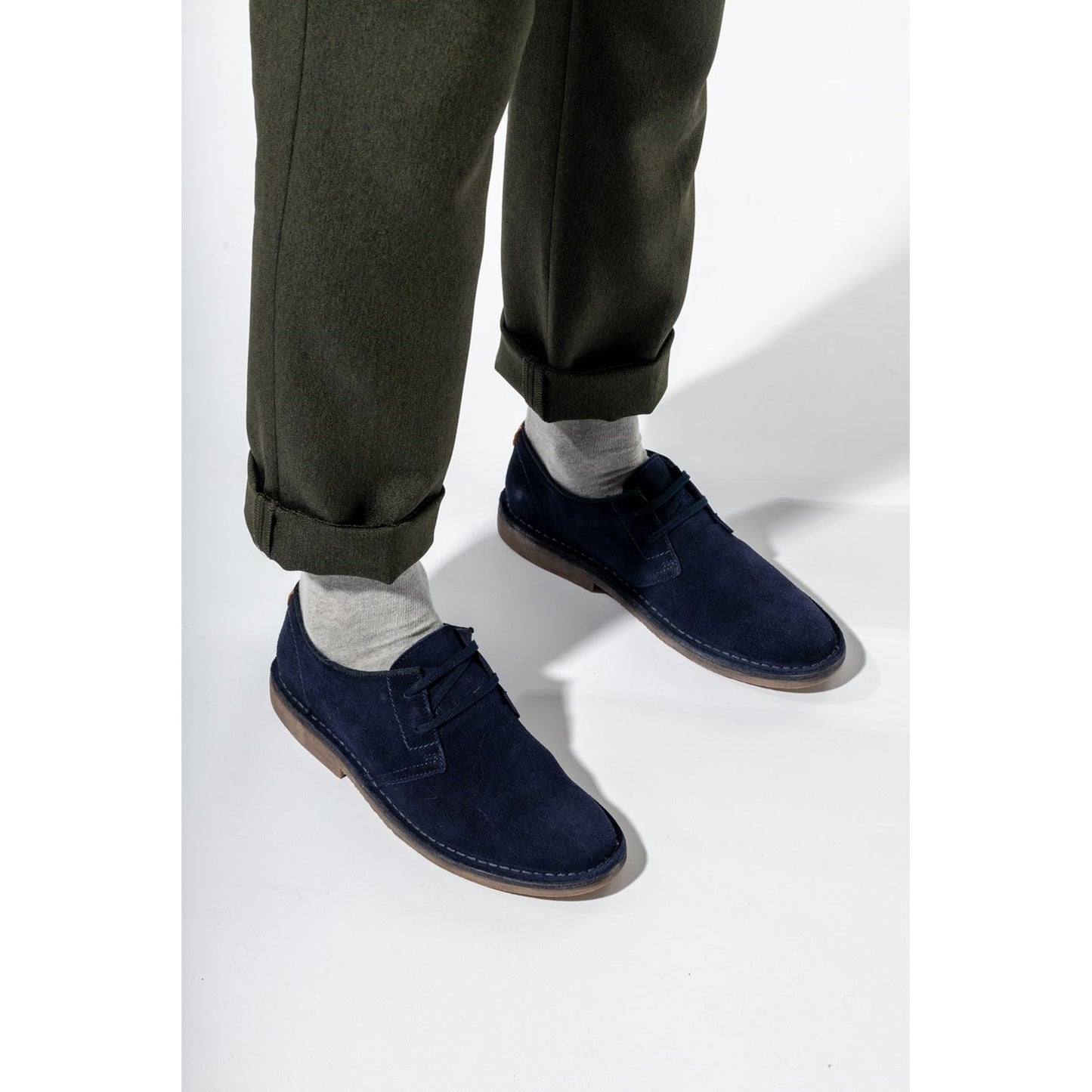 Hush Puppies Men's Scout Shoe in Navy