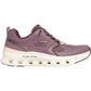 Skechers Glide-Step Pro Textile Women's Plum Mesh/Synthetic/Peach Trim Trainers