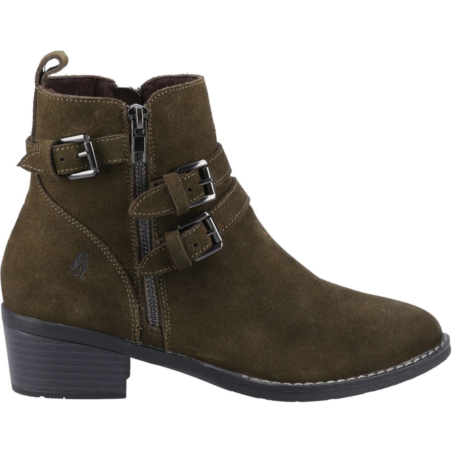 Hush Puppies Women's Jenna Ankle Boot in Khaki