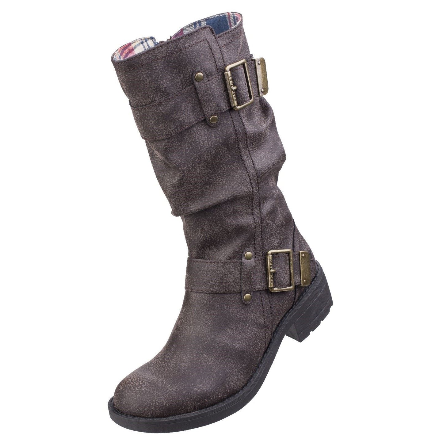 Rocket Dog Women's Trumble Biker Boot in Brown