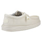 HEYDUDE Men's Wally Canvas Shoe in Stone White