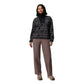 Columbia Sequoia Grove Printed Half Zip Polyester Women's Black Fleece Pullover