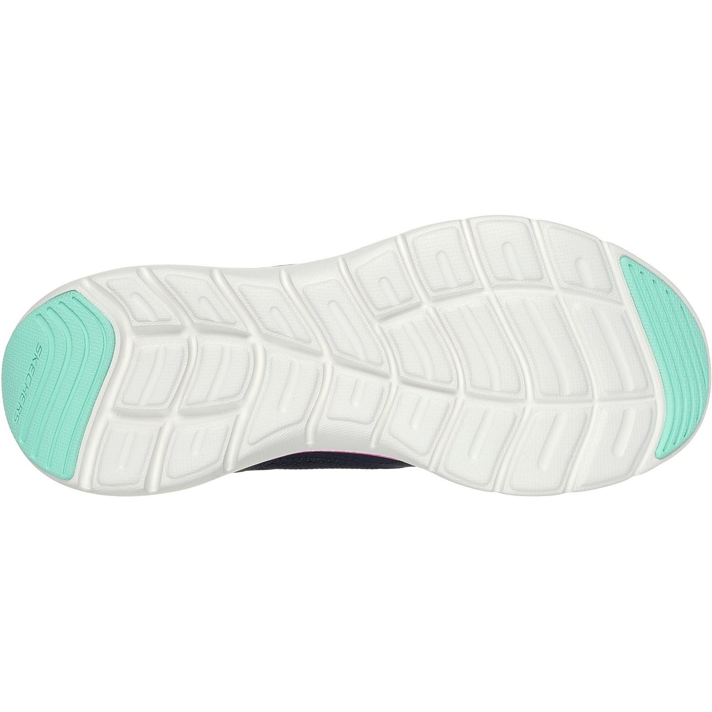 Skechers Women's Flex Appeal 5.0 Fresh Touch Trainers in Navy/Hot Pink