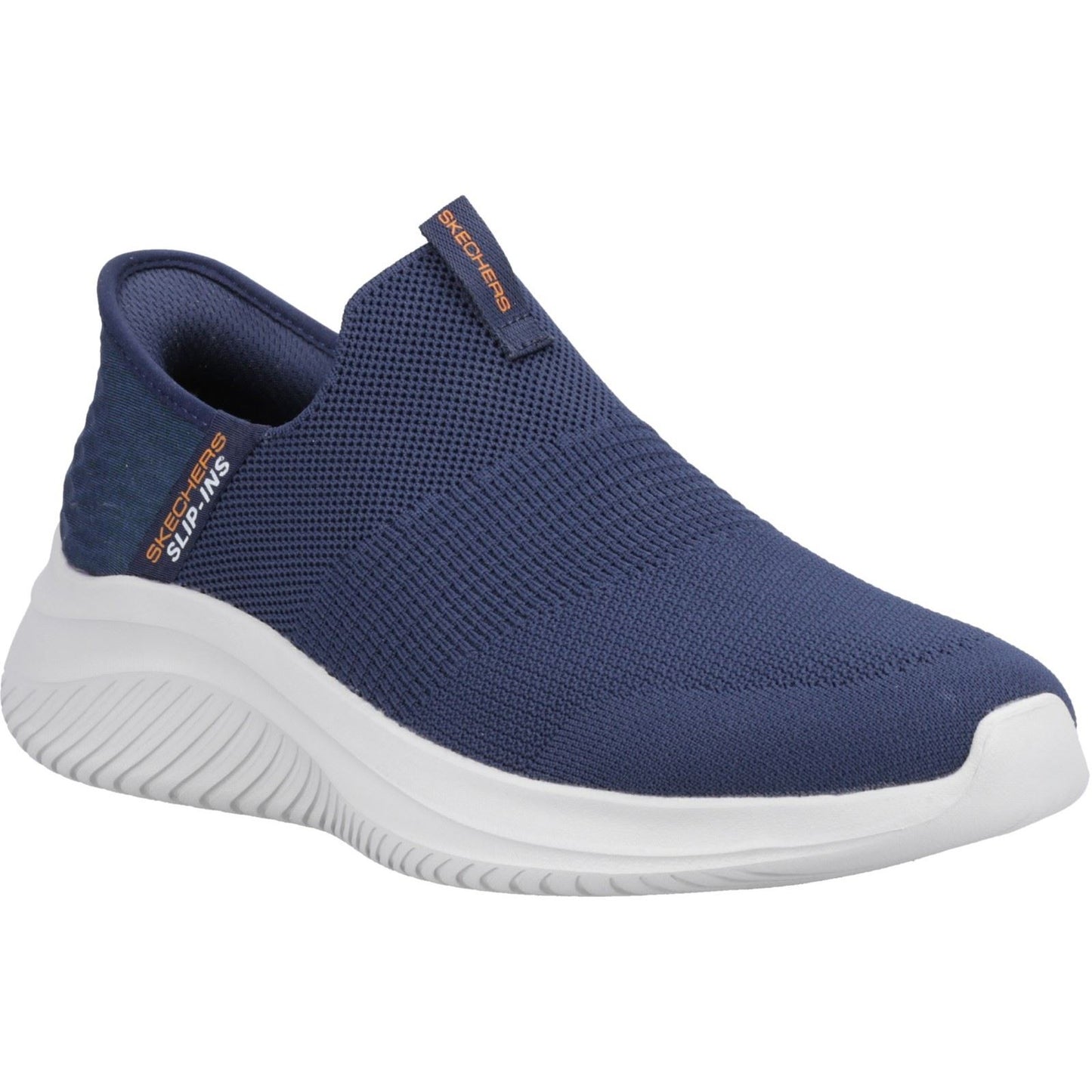 Skechers Men's Ultra Flex 3.0 Smooth Step Wide Trainers in Navy